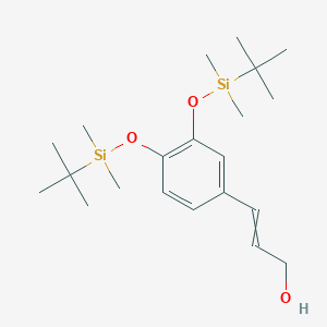 B8622778 3-(3,4-Bis{[tert-butyl(dimethyl)silyl]oxy}phenyl)prop-2-en-1-ol CAS No. 109032-31-7