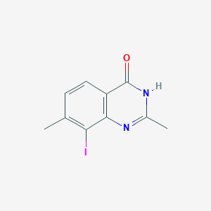 8-Iodo-2,7-dimethylquinazolin-4(3H)-one