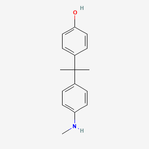 4-{2-[4-(Methylamino)phenyl]propan-2-yl}phenol