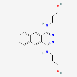 1,4-Bis(3-hydroxypropylamino)benzo[g]phthalazine