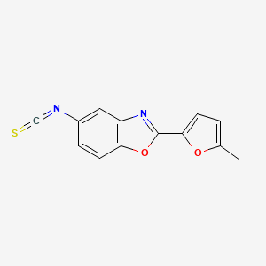 5-Isothiocyanato-2-(5-methylfuran-2-yl)-1,3-benzoxazole