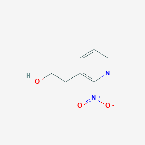 molecular formula C7H8N2O3 B8622911 3-(2-Hydroxyethyl)-2-nitropyridine 