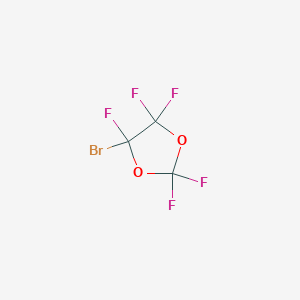 molecular formula C3BrF5O2 B8622929 4-Bromo-2,2,4,5,5-pentafluoro-1,3-dioxolane CAS No. 139139-66-5