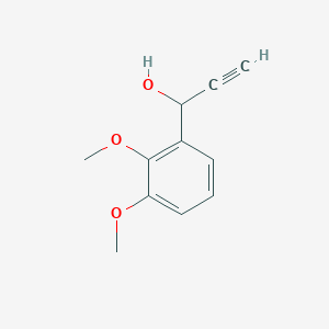 molecular formula C11H12O3 B8622966 3-(2,3-Dimethoxyphenyl)-3-hydroxy-1-propyne 