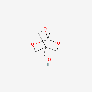 molecular formula C7H12O4 B8623014 (1-Methyl-2,6,7-trioxabicyclo[2.2.2]octan-4-yl)methanol CAS No. 19309-39-8