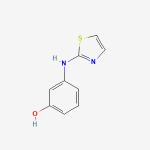 molecular formula C9H8N2OS B8623029 3-(Thiazol-2-ylamino)phenol 