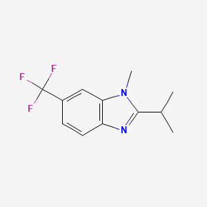 1-Methyl-2-(propan-2-yl)-6-(trifluoromethyl)-1H-benzimidazole