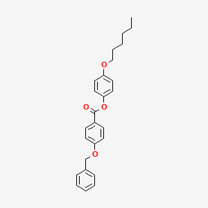 B8623041 4-(Hexyloxy)phenyl 4-(benzyloxy)benzoate CAS No. 148731-15-1
