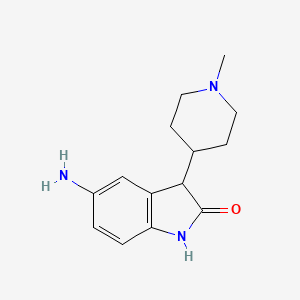 5-Amino-3-(1-methylpiperidin-4-yl)indolin-2-one