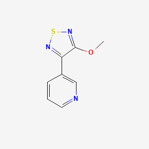 3-(3-Methoxy-1,2,5-thiadiazol-4-yl)pyridine
