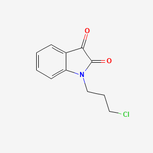 molecular formula C11H10ClNO2 B8623287 1-(3-Chloropropyl)isatin 