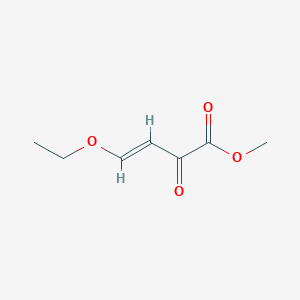 molecular formula C7H10O4 B8623337 Methyl 4-ethoxy-2-oxobut-3-enoate 