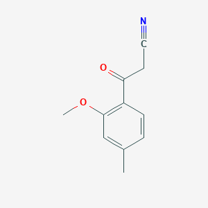 3-(2-Methoxy-4-methylphenyl)-3-oxopropanenitrile