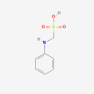 molecular formula C7H9NO3S B086234 苯胺甲磺酸 CAS No. 103-06-0