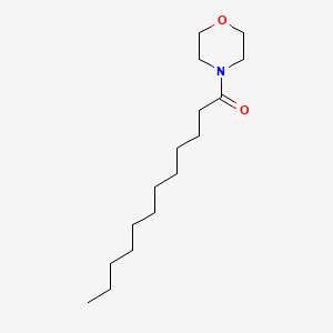 molecular formula C16H31NO2 B8623483 4-Lauroylmorpholine CAS No. 5299-67-2