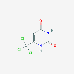 molecular formula C5H3Cl3N2O2 B8623489 6-(Trichloromethyl)pyrimidine-2,4(1H,3H)-dione CAS No. 62881-01-0