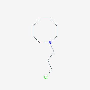molecular formula C10H20ClN B8623494 1-(3-Chloropropyl)perhydroazocine 