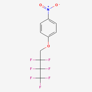 molecular formula C10H6F7NO3 B8623514 1-(2,2,3,3,4,4,4-Heptafluorobutoxy)-4-nitrobenzene CAS No. 109230-68-4