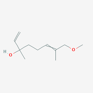 molecular formula C11H20O2 B8623570 8-Methoxy-3,7-dimethylocta-1,6-dien-3-ol CAS No. 62648-67-3