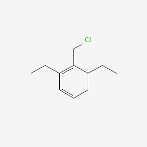 molecular formula C11H15Cl B8623579 2-(Chloromethyl)-1,3-diethylbenzene 