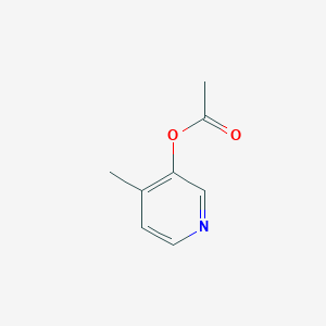 molecular formula C8H9NO2 B086236 3-Acetoxy-4-methylpyridine CAS No. 1006-96-8