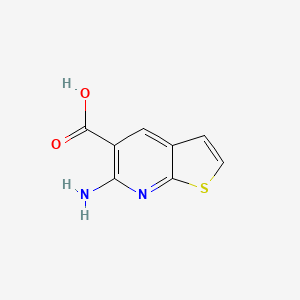 molecular formula C8H6N2O2S B8623604 6-Amino-thieno[2,3-b]pyridine-5-carboxylic acid 
