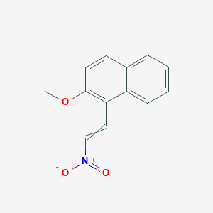 molecular formula C13H11NO3 B8623614 2-Methoxy-1-(2-nitroethenyl)naphthalene CAS No. 156482-74-5