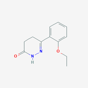 molecular formula C12H14N2O2 B8623617 6-(2-Ethoxyphenyl)-4,5-dihydropyridazin-3(2H)-one CAS No. 39496-66-7