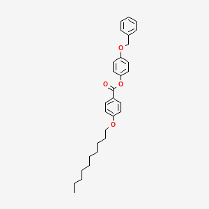 B8623644 4-(Benzyloxy)phenyl 4-(decyloxy)benzoate CAS No. 129561-09-7