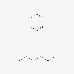 molecular formula C12H20 B8623656 Benzene hexane CAS No. 68606-28-0