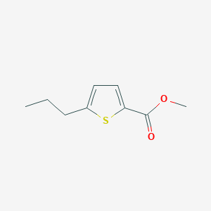 molecular formula C9H12O2S B8623848 Methyl 5-propylthiophene-2-carboxylate 