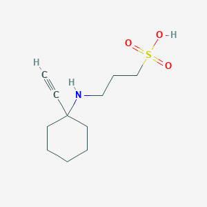 B8624002 1-Propanesulfonic acid, 3-[(1-ethynylcyclohexyl)amino]- CAS No. 819863-01-9