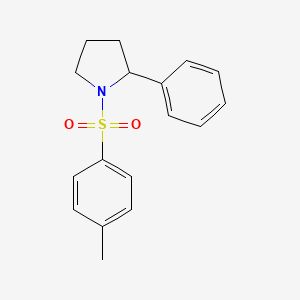 molecular formula C17H19NO2S B8624105 1-Tosyl-2-phenylpyrrolidine 