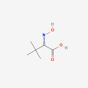 molecular formula C6H11NO3 B8624128 2-(Hydroxyimino)-3,3-dimethylbutanoic acid CAS No. 62965-34-8