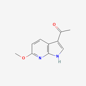 1-(6-methoxy-1H-pyrrolo[2,3-b]pyridin-3-yl)-ethanone