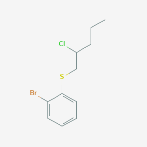 1-Bromo-2-[(2-chloropentyl)sulfanyl]benzene