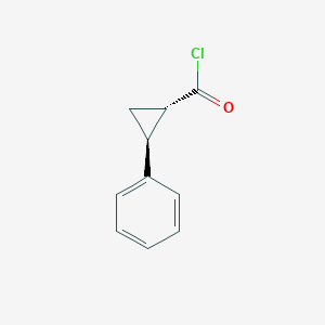 molecular formula C10H9ClO B8624379 (1S,2S)-2-phenylcyclopropane-1-carbonyl chloride 
