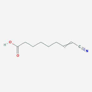 molecular formula C9H13NO2 B8624399 8-Cyanooct-7-enoic acid CAS No. 161680-97-3