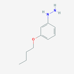 molecular formula C10H16N2O B8624457 3-n-Butyloxyphenylhydrazine 