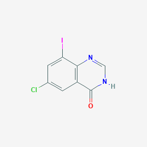 molecular formula C8H4ClIN2O B8624519 6-chloro-8-iodo-4(3H)-Quinazolinone CAS No. 101581-08-2