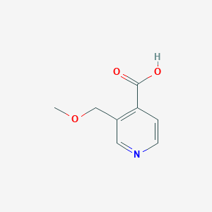 molecular formula C8H9NO3 B8624577 3-Methoxymethyl isonicotinic acid 