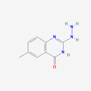 2-hydrazinyl-6-methyl-quinazolin-4(3H)-one