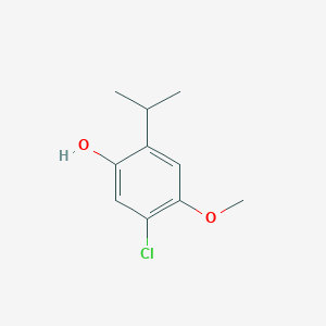 molecular formula C10H13ClO2 B8624720 5-Chloro-2-isopropyl-4-methoxy-phenol 