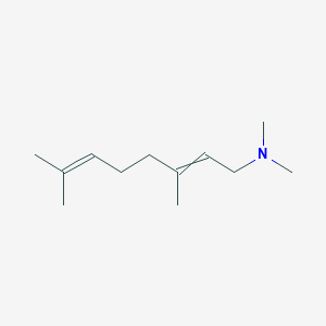 molecular formula C12H23N B8624744 N,N,3,7-tetramethylocta-2,6-dien-1-amine CAS No. 53652-01-0