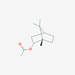 molecular formula C12H20O2 B086248 外消旋-1,7,7-三甲基双环[2.2.1]庚-2-基乙酸酯 CAS No. 125-12-2
