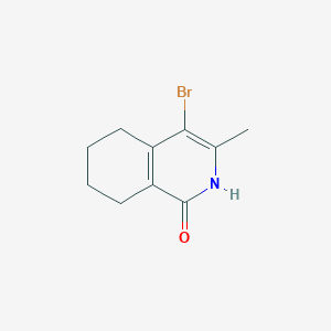 molecular formula C10H12BrNO B8624897 4-bromo-3-methyl-5,6,7,8-tetrahydro-2H-isoquinolin-1-one CAS No. 861136-82-5