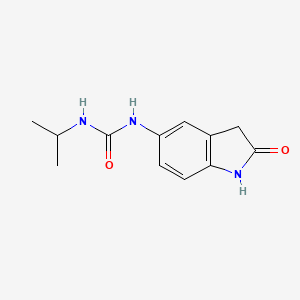 molecular formula C12H15N3O2 B8624909 1-Isopropyl-3-(2-oxoindolin-5-yl)urea 