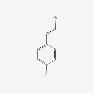 molecular formula C8H6BrF B8624971 1-[2-Bromovinyl]-4-fluorobenzene 