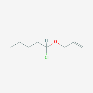 molecular formula C8H15ClO B8624997 1-Chloro-1-[(prop-2-en-1-yl)oxy]pentane CAS No. 62843-50-9