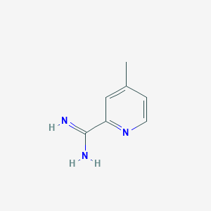 molecular formula C7H9N3 B8625011 4-Methylpyridine-2-carboximidamide 